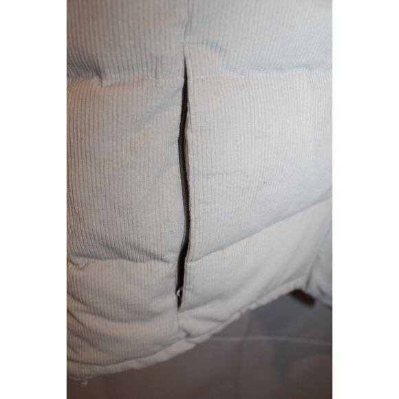 COLUMBIA WOMEN'S RUBY FALLS CORDUROY DOWN JACKET SZ L CREAM BEIGE $240 - Picture 6 of 9